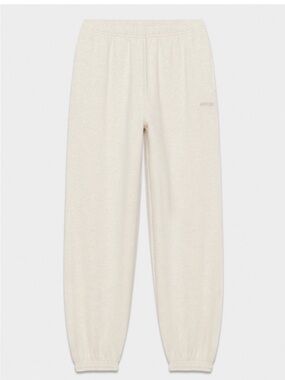 Aritzia Sweet Fleece Mega Fit Joggers in Oatmeal